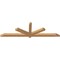 Ekena Millwork Kennewick Timber Gable Bracket, Western Red Cedar, 84"W x 24"H x 3 1/2"D x 3 1/2"F, 7/12 Pitch GBW084X24X0404KEN00SWR - alternate 4